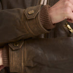 Giubbotto donna in pelle marrone GWP02376 P00216590108 GOLDEN GOOSE 