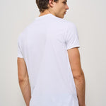 T-shirt uomo girocollo bianca 25206 09 RRD 