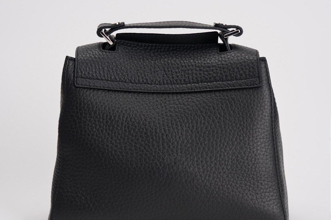 Borsa donna Sveva Soft Piccol a mano in pelle con tracolla nera B01999SOF NERO ORCIANI 