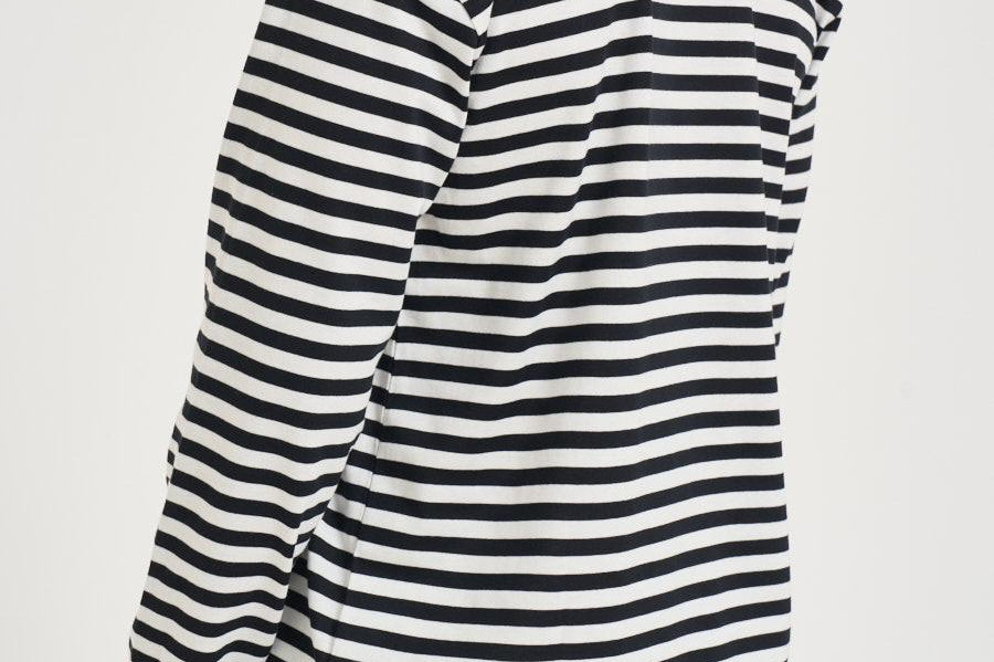Maglia uomo a righe bianca e nera T164 BLACKWHITE COMME DES GARCON PLAY 