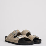Sandalo donna Arizona taupe con borchie 1027870 TAUPE BIRKENSTOCK 