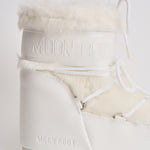 Stivale donna Low Faux Fur bianco 1409390 A002WHITE MOON BOOT 