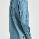 Camicia uomo in denim chiaro 710548538 001 RALPH LAUREN 