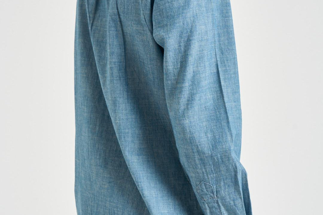 Camicia uomo in denim chiaro 710548538 001 RALPH LAUREN 