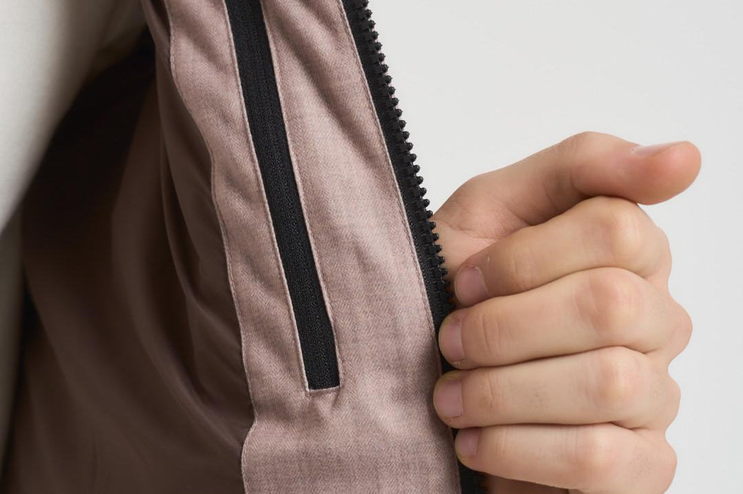 Piumino uomo trapuntato beige MAIERPCKFLANEL 11BEIGE MC2 SAINT BARTH 