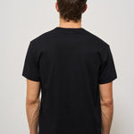 T-shirt uomo nera con cuore rosso AXT108 BLACK COMME DES GARCON PLAY 