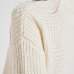 Dolcevita donna a costine Julina panna 2025373 CREAM LISA YANG 