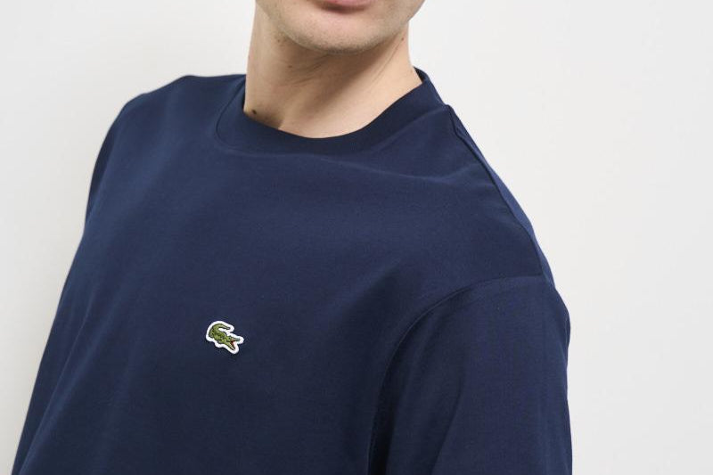 T-shirt uomo girocollo blu TH7318 166 LACOSTE 