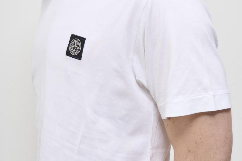 T-shirt uomo girocollo bianca 2100039 S0013V0001 STONE ISLAND 