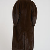 Eco pelliccia donna lunga marrone 9033 PECAN SWORD 6.6.44 
