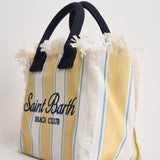 Borsa donna colette a righe gialla e bianca COLETTE 02600L MC2 SAINT BARTH 