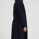 Cappotto donna midi Cles blu notte CLES 006 MAX MARA STUDIO 