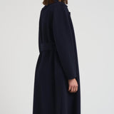 Cappotto donna midi Cles blu notte CLES 006 MAX MARA STUDIO 