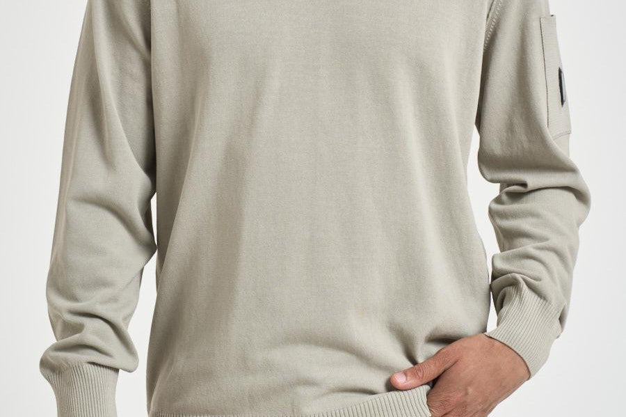 Maglia uomo girocollo grigia KN105A 904 C.P. COMPANY 