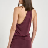 Abito donna lungo bordeaux TM190147B ROUGENOIR THE ANDAMANE 