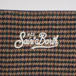 Pochette donna Parisienne Wool Pied de Poule verde PARISIENNE WLPDP5161 MC2 SAINT BARTH 