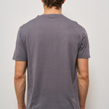 T-shirt uomo girocollo grigio K102821 496 KANGRA 