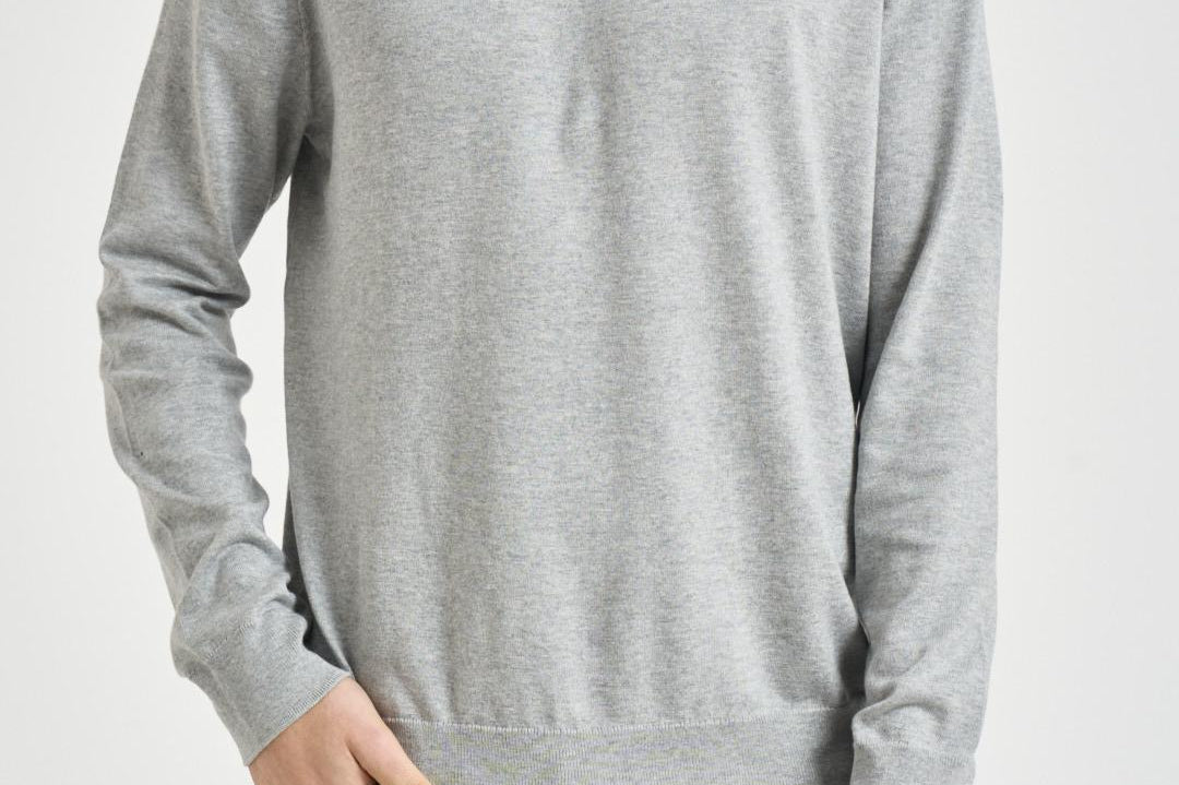 Maglia uomo girocollo grigio chiaro 710684957 003 RALPH LAUREN 