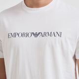 T-shirt uomo girocollo bianca 8N1TN5 0146 EMPORIO ARMANI 
