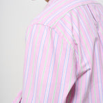 Camicia uomo a righe rosa Oxford 710928918 004 RALPH LAUREN 