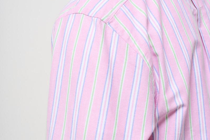 Camicia uomo a righe rosa Oxford 710928918 004 RALPH LAUREN 