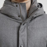 Piumino uomo trapuntato in lana grigio F09MUCX742 27795 MONTECORE 