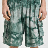 Bermuda uomo cargo fantasia verde K5521 MULTCO Y-3 