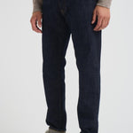 Jeans uomo gamba dritta in denim scuro COSMY 2849 TELA GENOVA 
