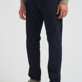 Jeans uomo gamba dritta in denim scuro COSMY 2849 TELA GENOVA 