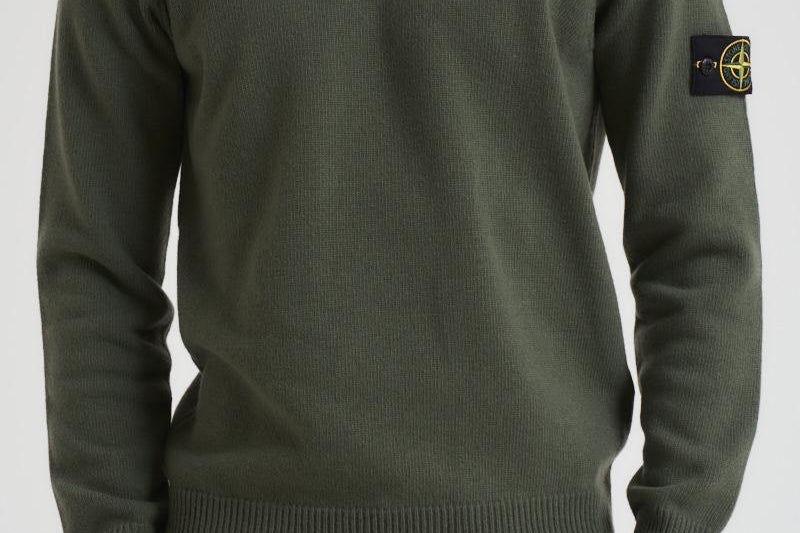 Maglia uomo girocollo verde 5100072 S00A3V0054 STONE ISLAND 