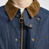 Giacca uomo corto in denim blu MCA1105 IN71 BARBOUR 