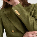 Giacca donna doppiopetto verde bosco JPARIGI10BSV 340311EV804 TAGLIATORE 