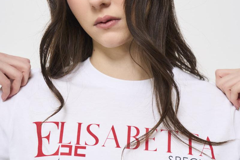 T-shirt donna bianca MA036 270 ELISABETTA FRANCHI 