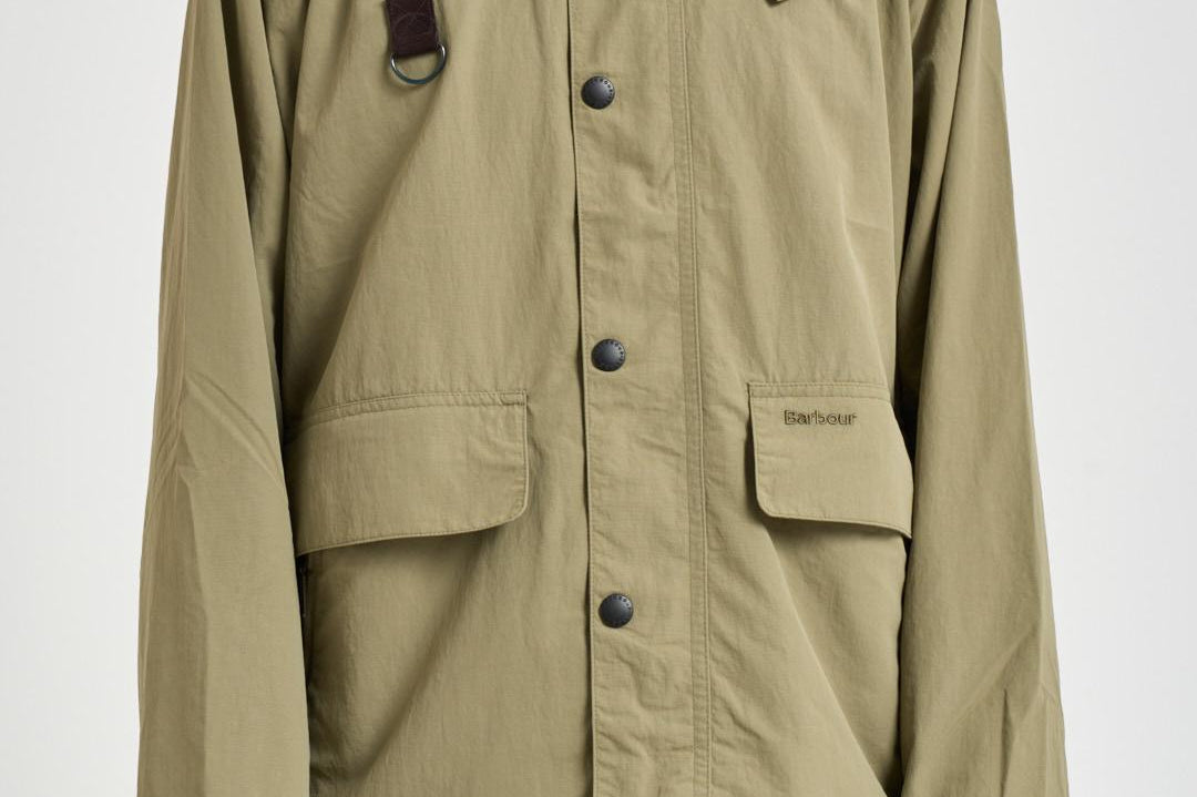 Giacca uomo Icons Spey Jacket casual verde oliva MCA1093 OL11 BARBOUR 