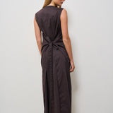 Abito donna lungo marrone L5SK35 W26 LIVIANA CONTI 