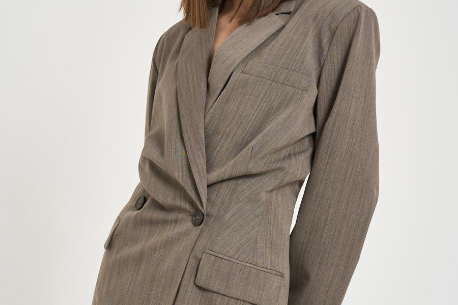 Blazer donna doppiopetto Sunrise tortora SUNRISE BROWNTERRA IRO 