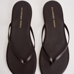 Sandalo donna infradito marrone 10165 NERO ACCADEMIE TESSILI 