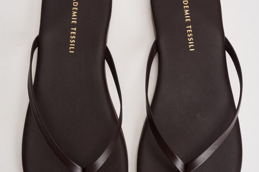 Sandalo donna infradito marrone 10165 NERO ACCADEMIE TESSILI 