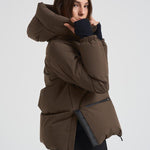 Piumino donna Laminar corto verde militare PI002045D 7400 HERNO 