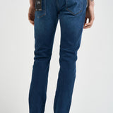 Jeans uomo skinny in denim blu EM000121 AF22800MB002 EMPORIO ARMANI 