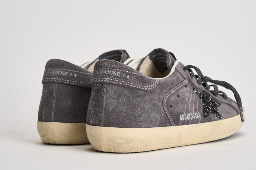 Sneakers donna Super Star in suede grigio GWF01002 F00814160661 GOLDEN GOOSE 