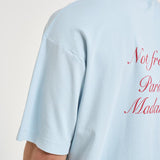 T-shirt uomo girocollo celeste TS209 CO002LIGHTBLUE DROLE DE MONSIEUR 