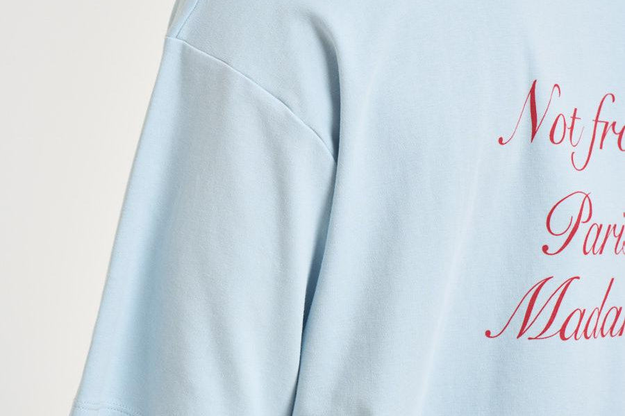 T-shirt uomo girocollo celeste TS209 CO002LIGHTBLUE DROLE DE MONSIEUR 