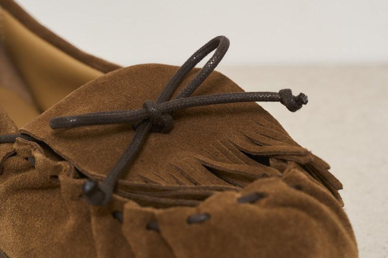 Mocassino donna in suede marrone D070277 MARRONE P.a.r.o.s.h. 
