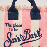 Borsa donna Vanity Mini a righe rosa VANITYMINI 03301H MC2 SAINT BARTH 