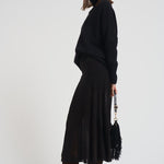 Dolcevita donna Heidi in cashmere nero 202113 BLACK LISA YANG 