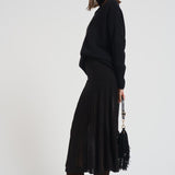 Dolcevita donna Heidi in cashmere nero 202113 BLACK LISA YANG 