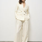 Giacca donna doppiopetto panna 2156 542501 L.B.M. 