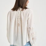 Camicia donna Lunamaris bohemienne bianca 14599 avorio0038 FORTE FORTE 