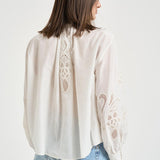 Camicia donna Lunamaris bohemienne bianca 14599 avorio0038 FORTE FORTE 